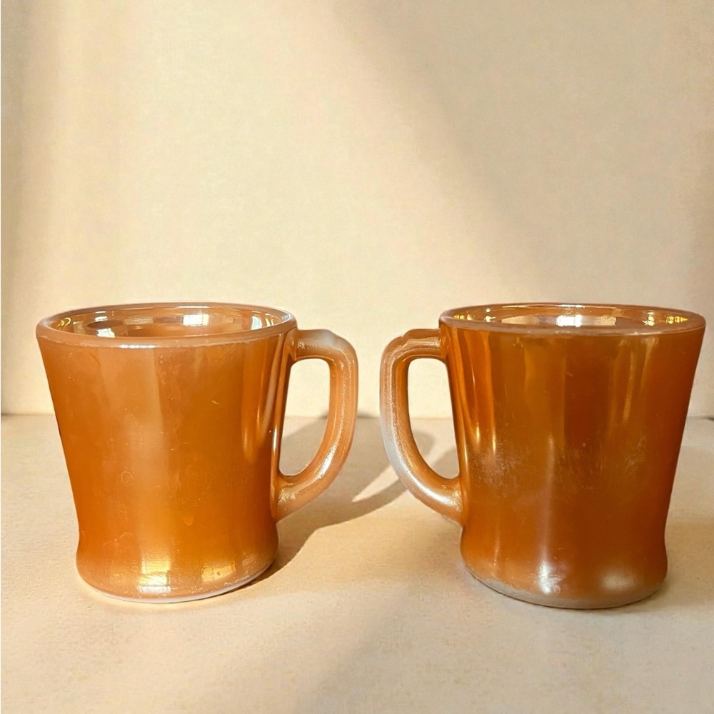Retro Orange Mugs